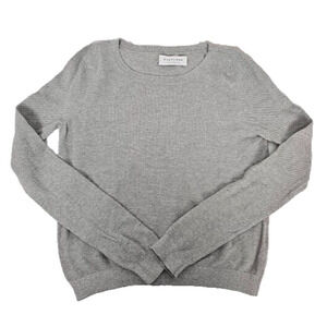 Everlane Sweater SMALL Gray Crewneck Pullover SOFT Lightweight